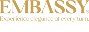 embassy logo tagline gold 408x